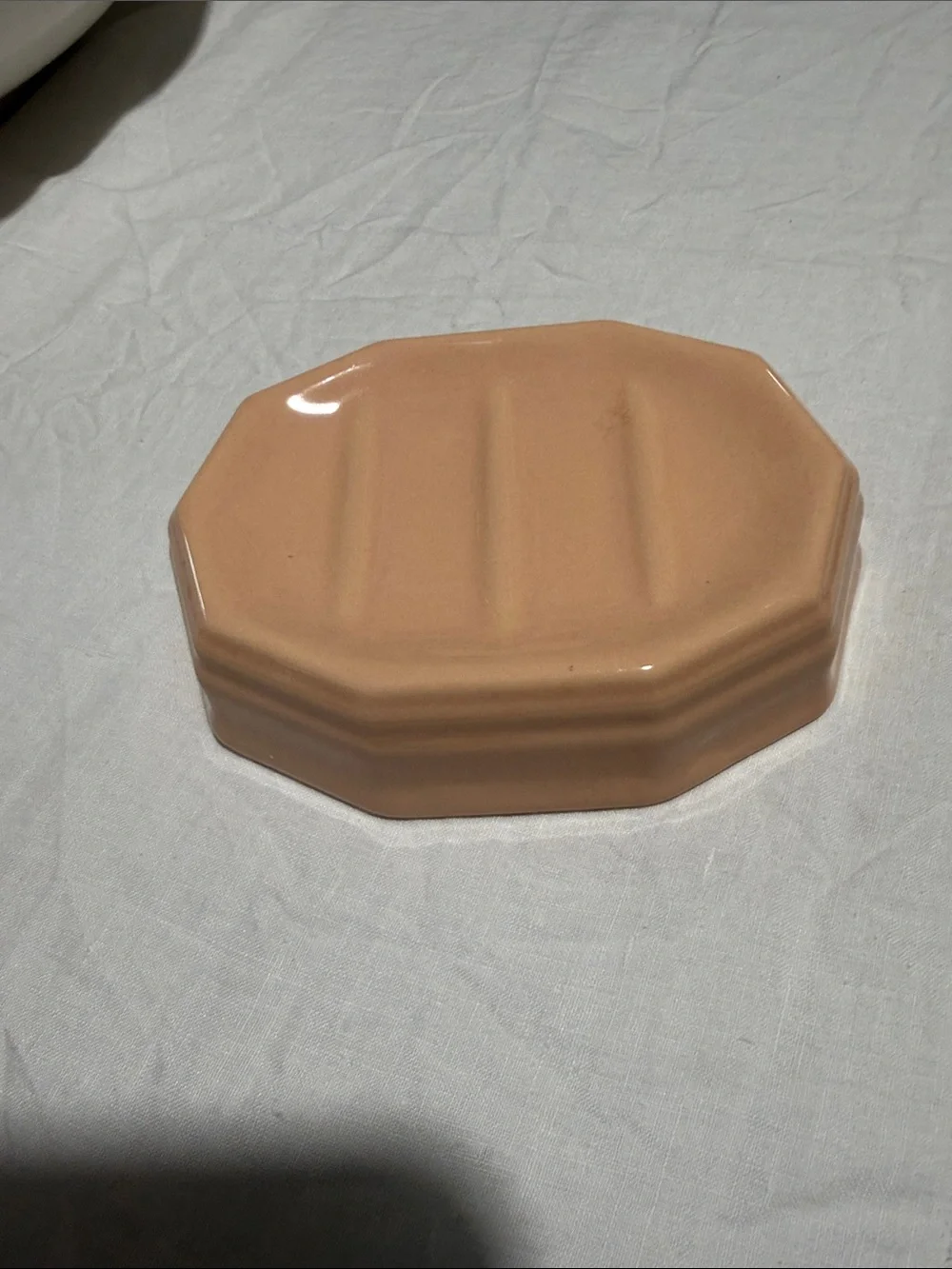 Pfaltzgraff peach soap dish
